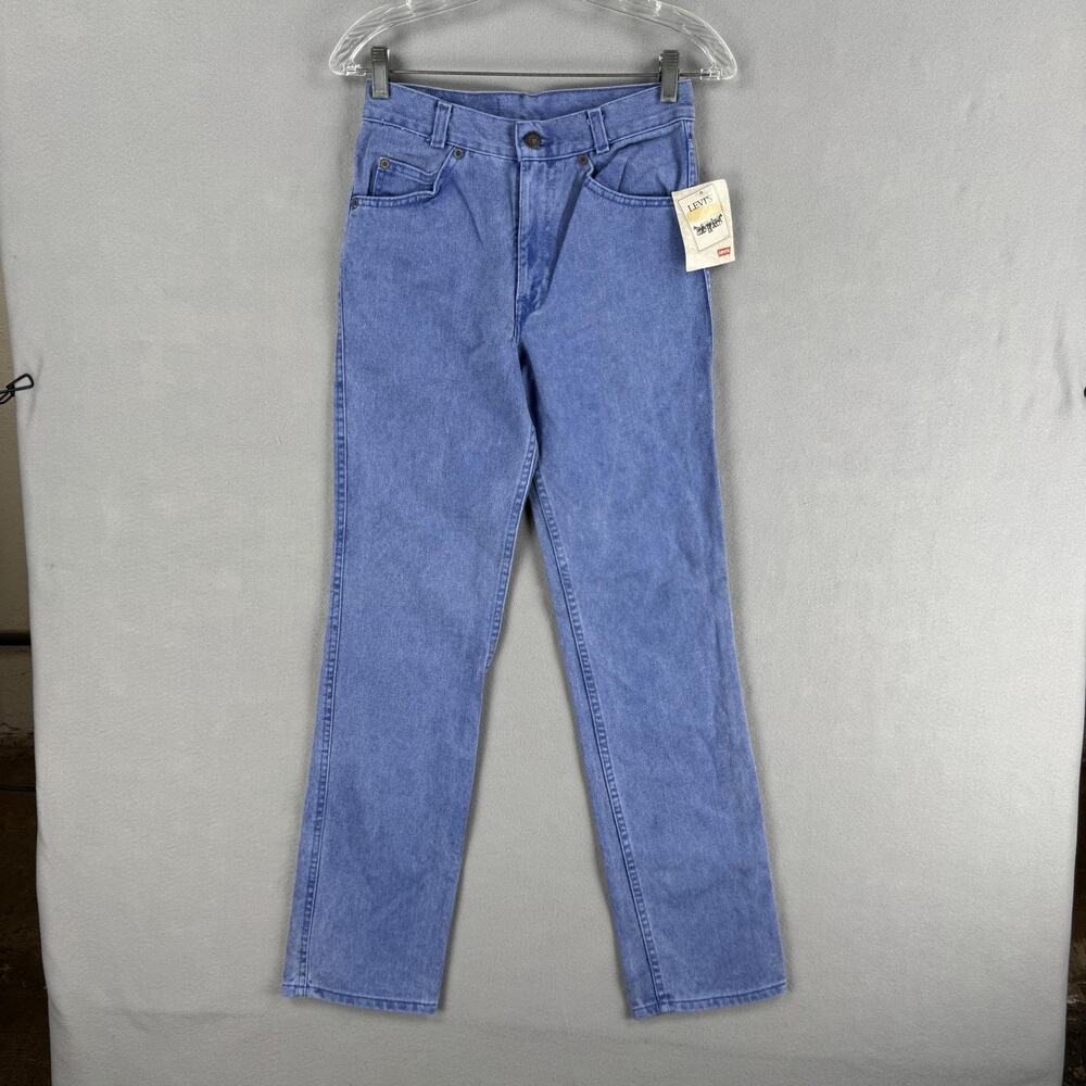 Vintage Levis Jeans 512 Size 28x32 Light Wash Denim Tapered Slim Fit Student USA